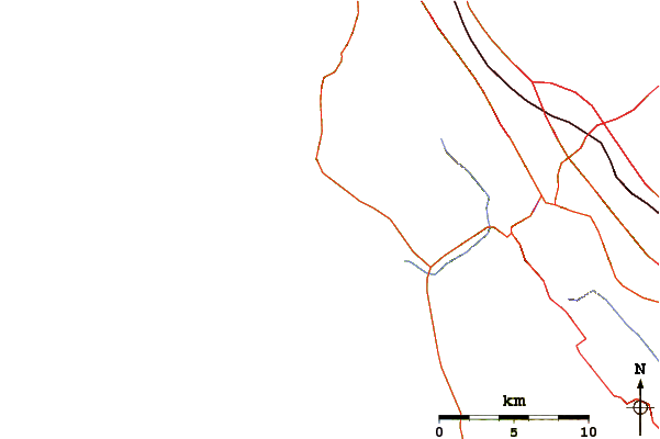 Roads and rivers around Mavericks