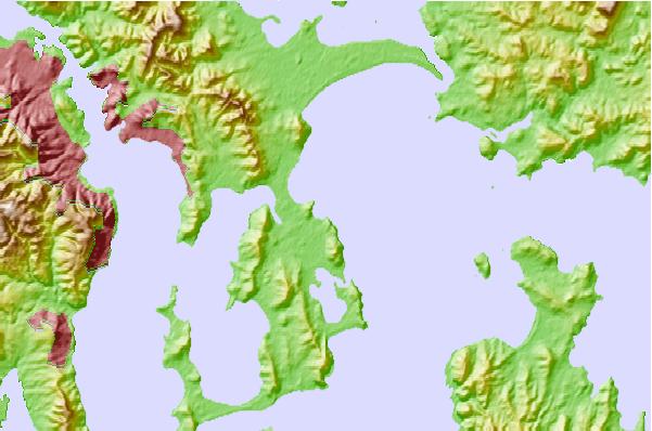 Surf spots located close to May's Point
