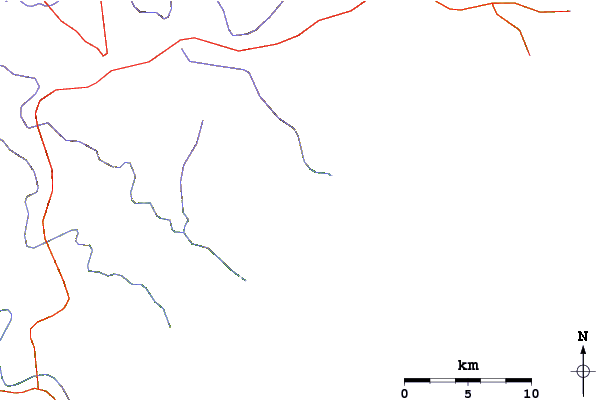 Roads and rivers around Mbotyi