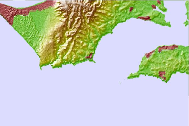 Surf spots located close to Meanos