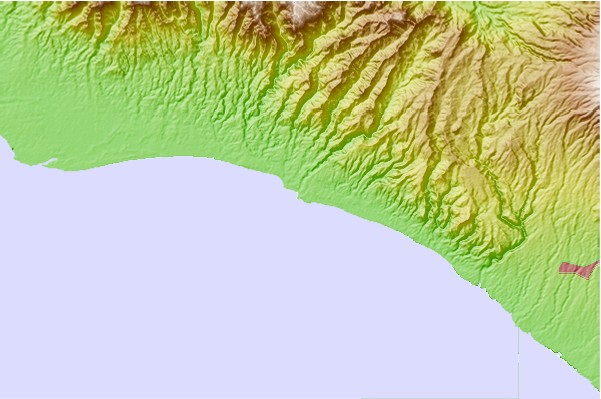 Surf spots located close to Medewi