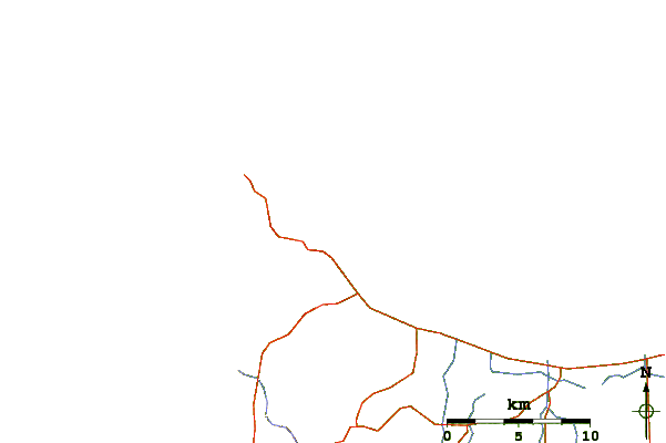 Roads and rivers around Meelup