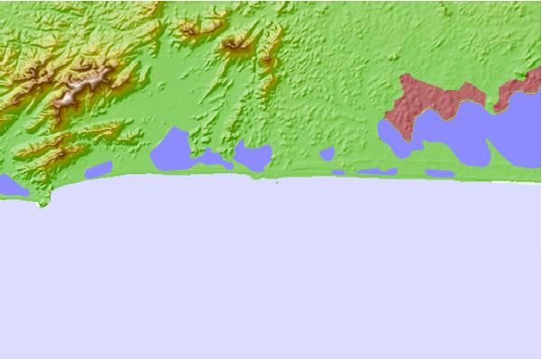 Surf spots located close to Meio da Praia