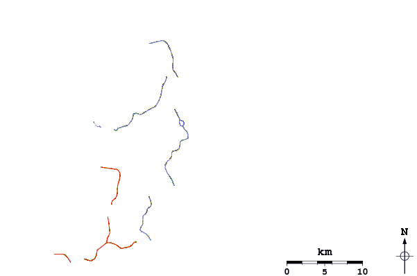 Roads and rivers around Melekeok (Babelthuap)