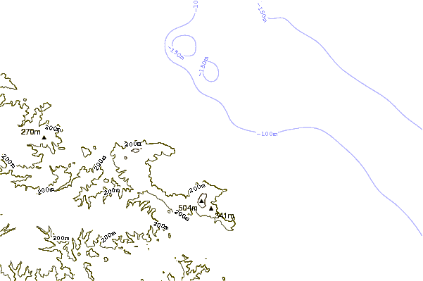 Shoreline around Melnitza