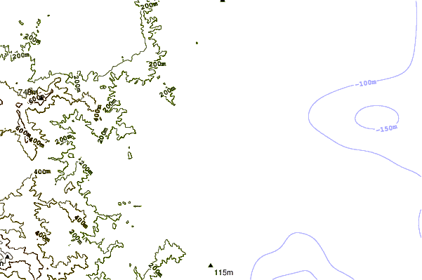 Shoreline around Merimbula Bar