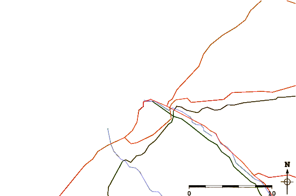 Roads and rivers around Mers-les-Bains