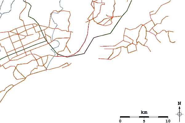 Roads and rivers around Dunedin - Middle Beach (Moana Rua)