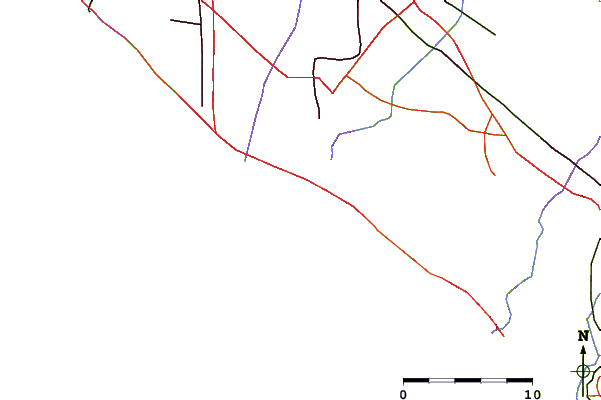 Roads and rivers around Middles