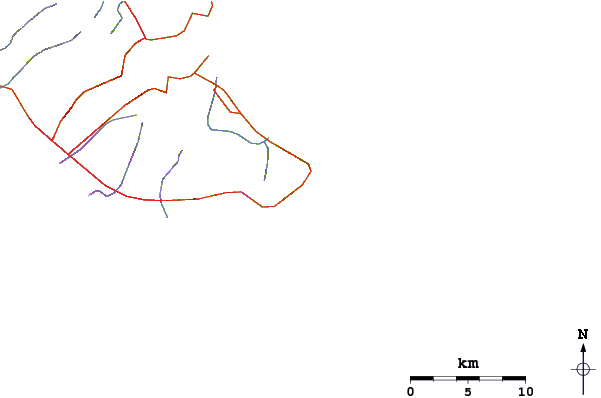 Roads and rivers around Middles/Generals