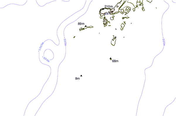 Shoreline around Middles (Ovaka)