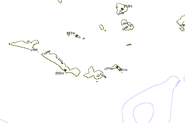 Shoreline around Middleton Beach