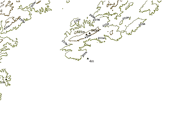 Shoreline around Midshore Bay