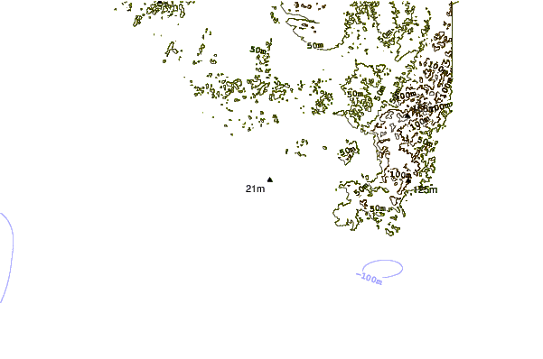 Shoreline around Miemia