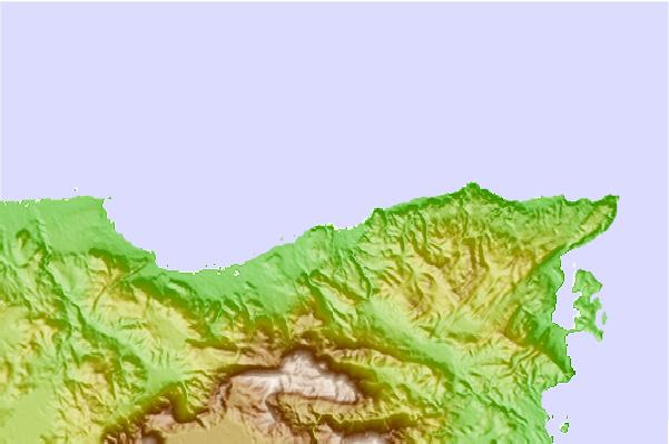Surf spots located close to Milatos Left