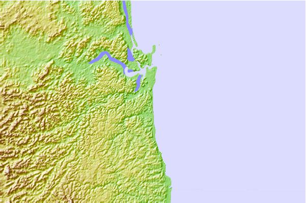Surf spots located close to Milionarios