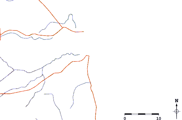 Roads and rivers around Milionarios