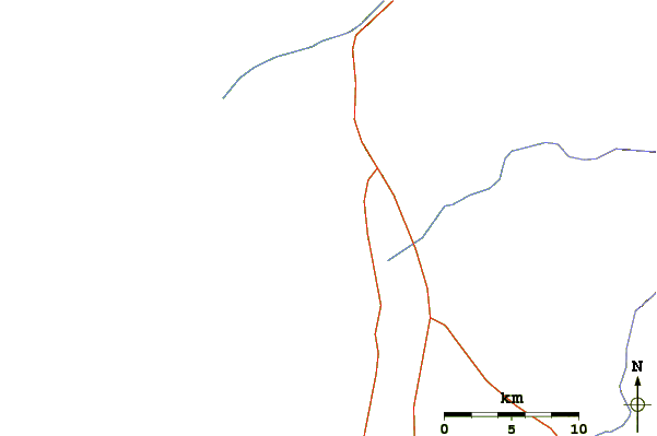 Roads and rivers around Millers Landing