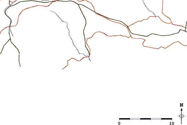Roads and rivers around Millendreath