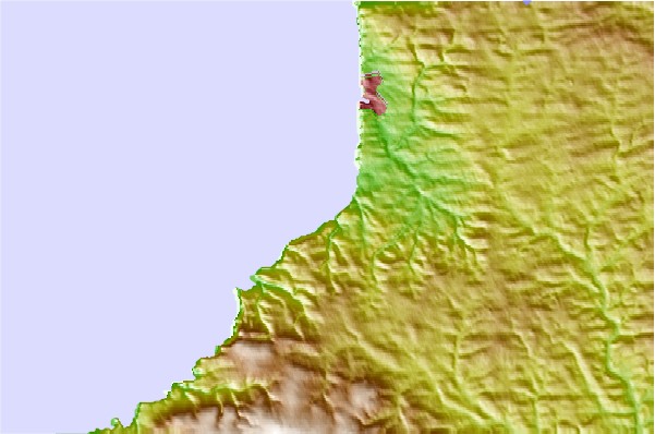 Surf spots located close to Milook