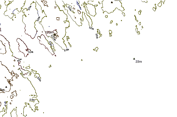 Shoreline around Minutes