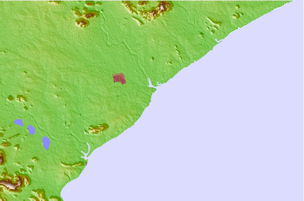Surf spots located close to Miracle Point