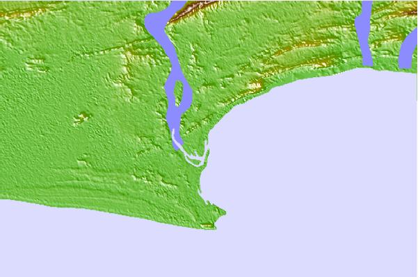 Surf spots located close to Mirages