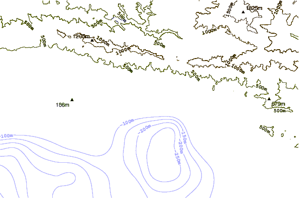 Shoreline around Miramar