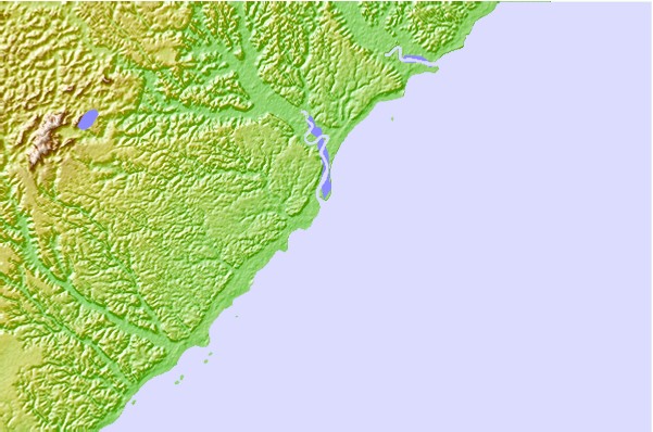 Surf spots located close to Mirante da Sirena