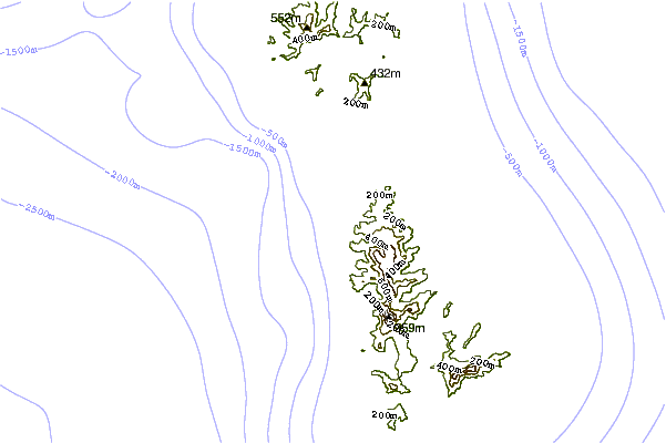 Shoreline around Miri-Miri