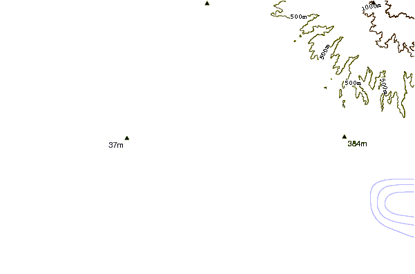 Shoreline around Mizata