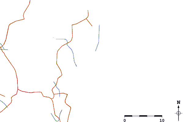 Roads and rivers around Mocambique