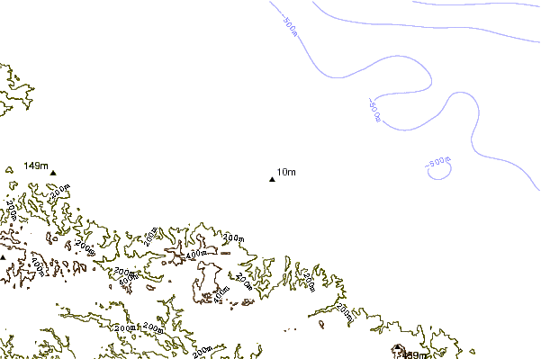 Shoreline around Moem Point