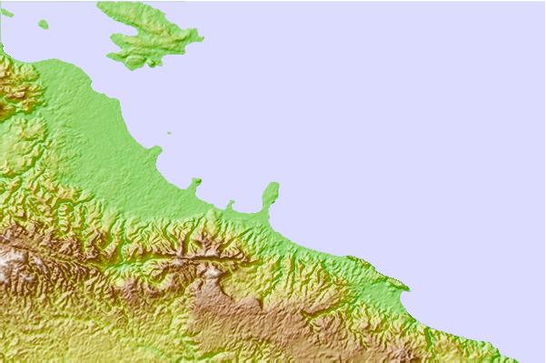 Surf breaks located close to Moem Point