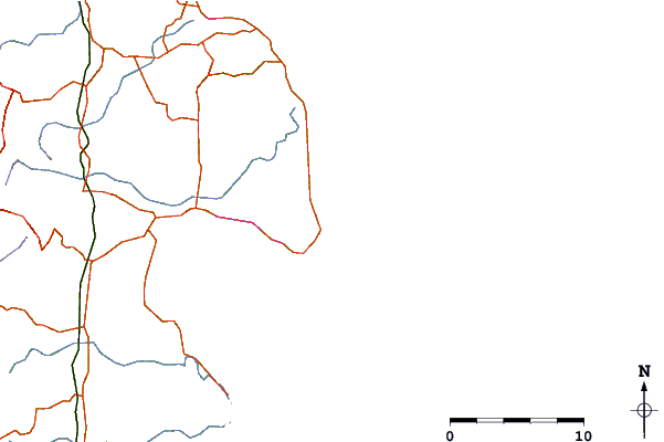 Roads and rivers around Moffats Rights
