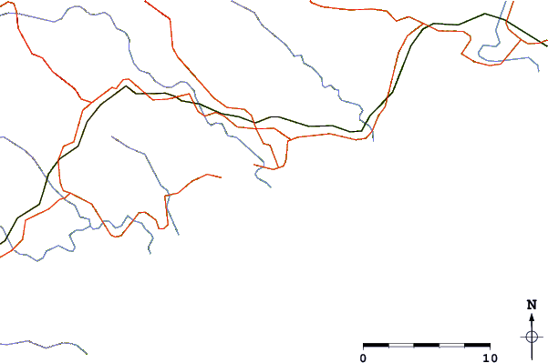 Roads and rivers around Mohaka River Mouth