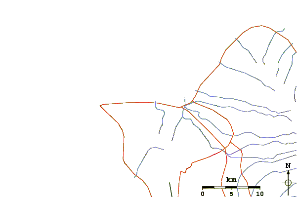 Roads and rivers around Mokuleia Beach Park