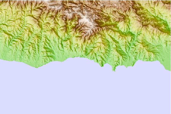 Surf spots located close to Molino de Papel