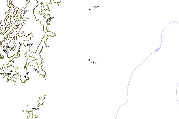 Shoreline around MollymookBeach