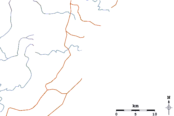 Roads and rivers around MollymookBeach