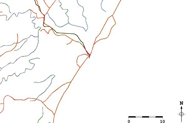 Roads and rivers around Mombasa Channel