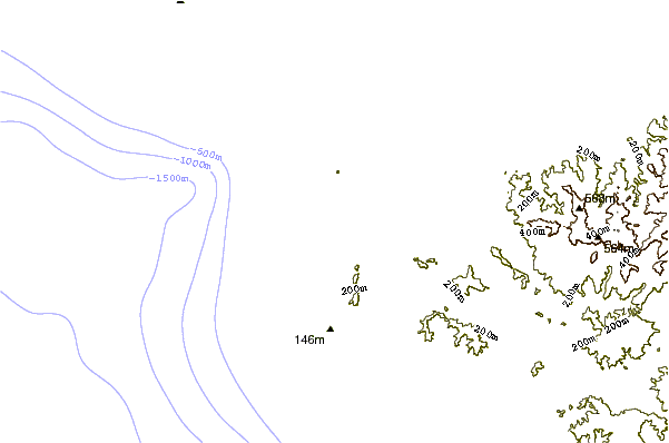 Shoreline around Momi Bay