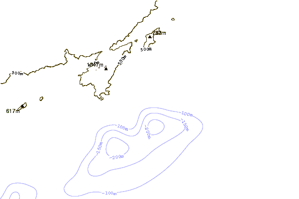 Shoreline around Mongagua