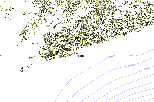 Shoreline around Monogaga