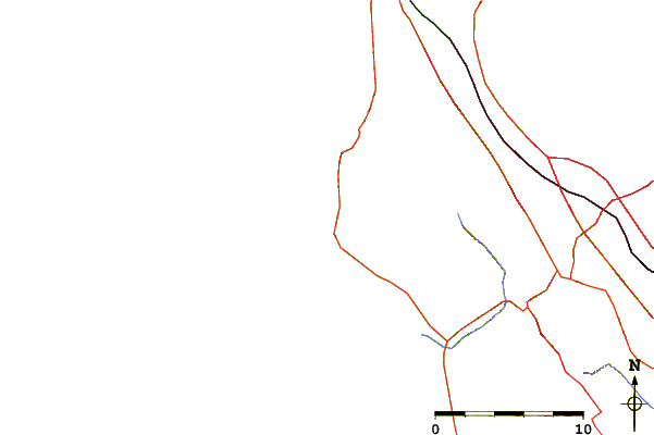 Roads and rivers around Montara