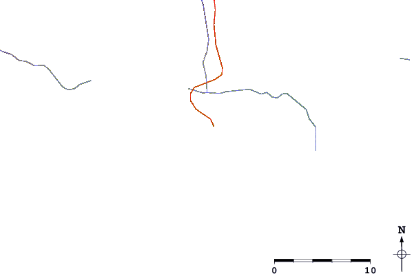 Roads and rivers around Monte Hermoso