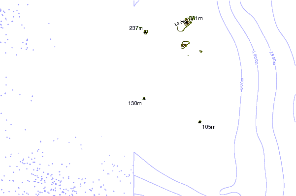 Shoreline around Monte Leao