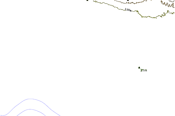 Shoreline around Monterrico