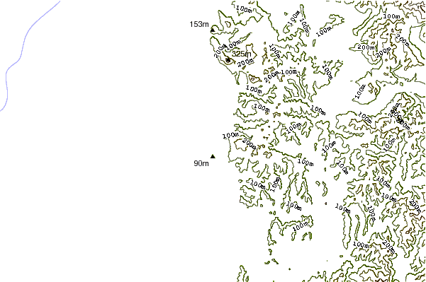 Shoreline around Moolack