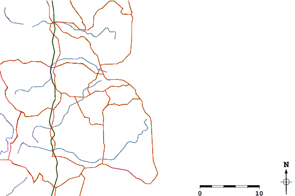 Roads and rivers around Mooloolaba